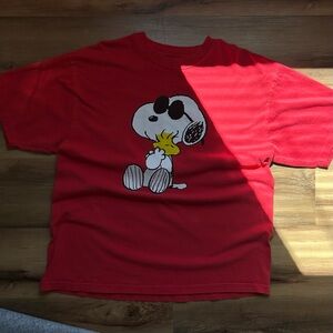 Vintage Red Joe Cool Snoopy Shirt